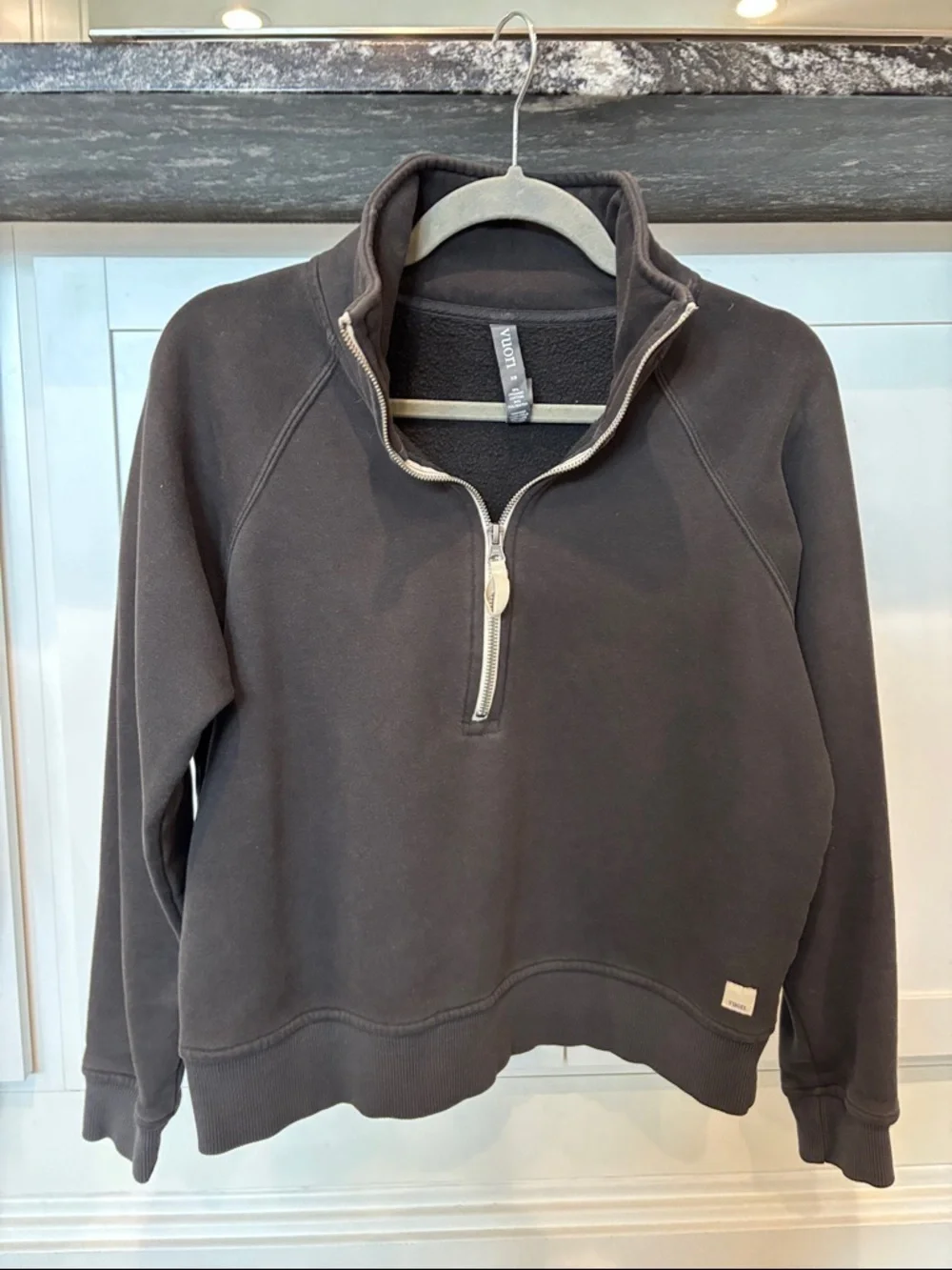 Vuori Women’s Black Half-Zip Pullover - Picture 1 of 5